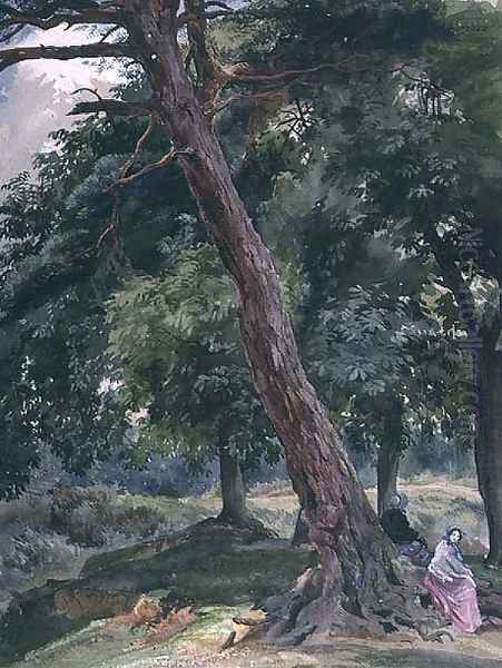 Landscape with Trees and Figures - view 1