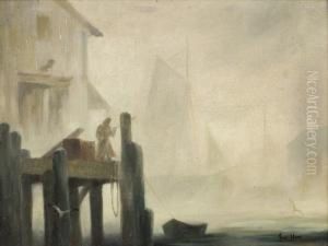 Mistydocks by John Knowles Hare