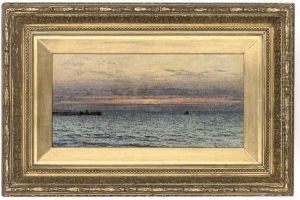 Off The Shore, Sunset by Julius Hare