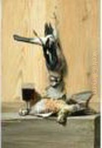 Tableau De Chasse by Ernest Hareux