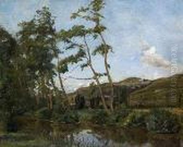 Paisaje Con Lago - view 1