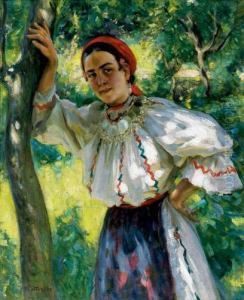 Jeune Fille Russe by Nicholas Basil Haritonoff