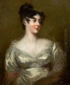 Portrait Presume De Lady Grosvenor by George Henry Harlow