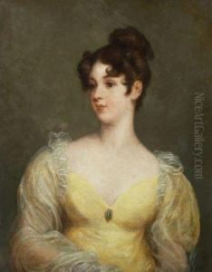 Portrait Presume De Lady Grosvenor by George Henry Harlow