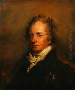 A Portrait Of A Nobleman, Thought To Be Kinggeorge Iv A Portrait Of A Nobleman, Thought To Be Kinggeorge Iv
