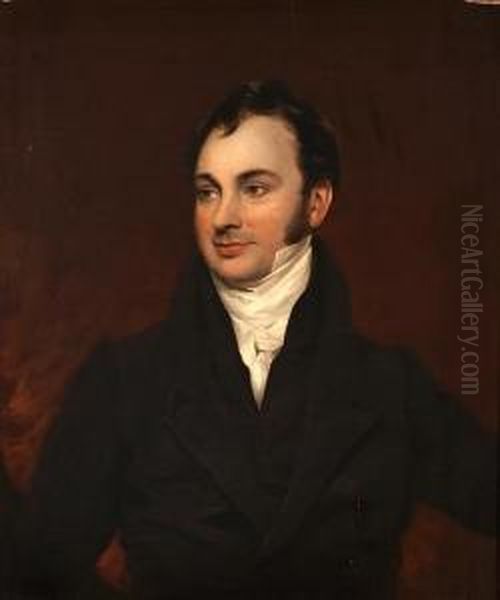 A Portrait Of A Gentleman, Half-length - view 1