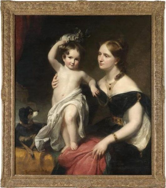 Portrait Of Madame Robinson And Her Son - view 1
