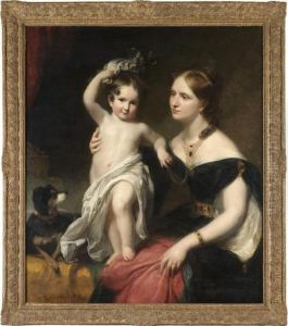 Portrait Of Madame Robinson And Her Son Portrait Of Madame Robinson And Her Son
