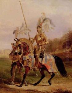 At Eglinton, Lord of the Tournament, 1840 by Edward Henry Corbould