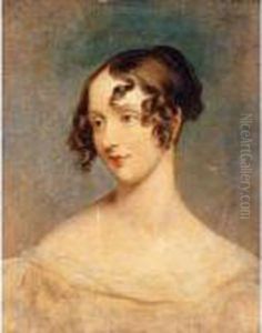 Portrait Of A Young Lady by George Henry Harlow