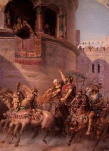 The entry of Jehu into Jezreel