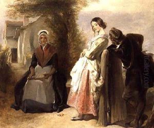 The Admirer, 1841 by Edward Henry Corbould