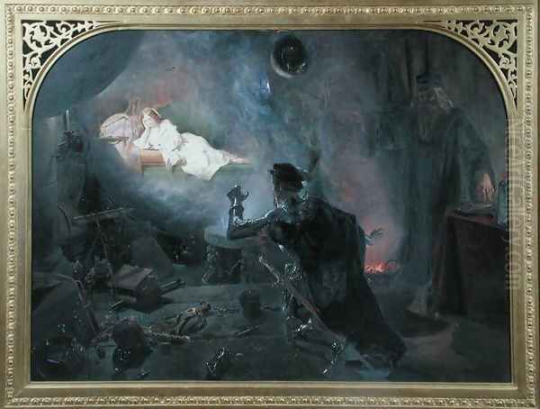 The Earl of Surrey Beholding the Fayre Geraldine in the Magic Mirror, 1853 - view 1