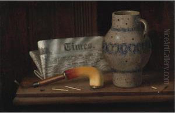 Table Top Still Life With London Times - view 1