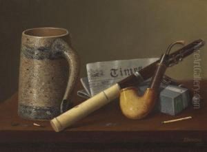Flute And Times by William Michael Harnett