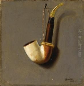 The Pipe Rack (the Artist's Pipe Rack) by William Michael Harnett