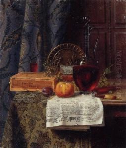 Still Life With Decanter And Frankfurter Zeitung