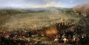 The Battle of Lutzen in 1632 by Giacomo Cortese (see COURTOIS, Jacques)