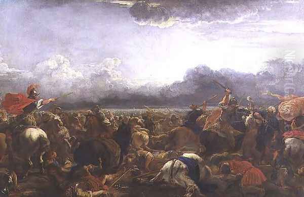 Battle between the Turks and Christians - view 1