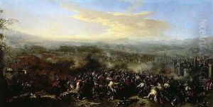 The Battle of Nordlingen in 1634 by Giacomo Cortese (see COURTOIS, Jacques)
