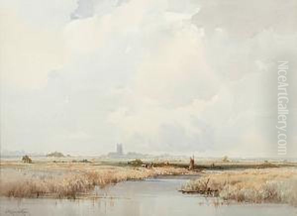 A Norfolk River - view 1