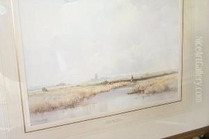 A Norfolk River by Charles Harrington
