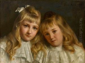 Portrait Of Two Young Girls