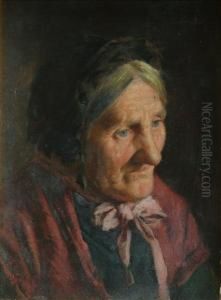 Portrait Of Anelderly Woman, Bust Length