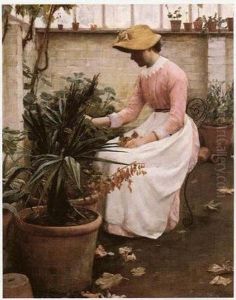 ````dead Leaves'' (in The Greenhouse) by Edwin Harris