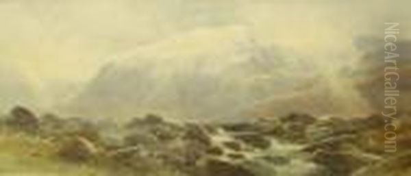 A Rocky Torrent In The Highlands - view 1