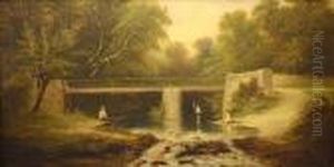 Theplank Bridge Over The Frome At Stapleton by Henry Harris