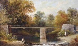 Wyckham Bridge; Stoneand Plank Bridge At Stapleton Wyckham Bridge; Stoneand Plank Bridge At Stapleton