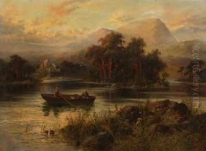 Ardvroick Castls, Loch Awe,sutherland-shire by Henry Hotham Harris
