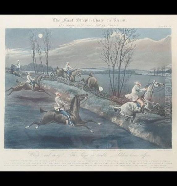 The First Steeple Chase On Record - view 1