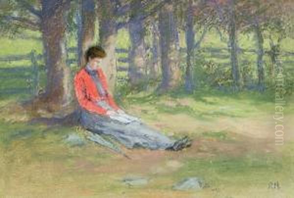 Bessie Harris Resting On Martal Farm. - view 1