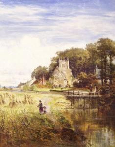Figures By A Lock - view 1