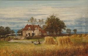 Extensive Country Landscape Believed To Be ``a Cottage Near Evesham``