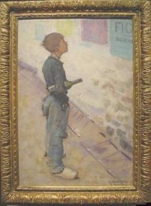 Breton Fisher Boy by Alexander Thomas Harrison