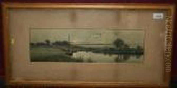 Norfolk Broads With Sailing Boats Entitled - view 1