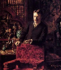 A Gentleman In An Interior by Eduard Charlemont