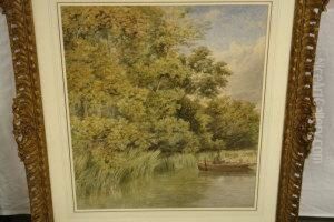 A Quiet Corner Of Filby Broad by Charles Harmony Harrison