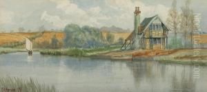 Broadland River Scene Broadland River Scene