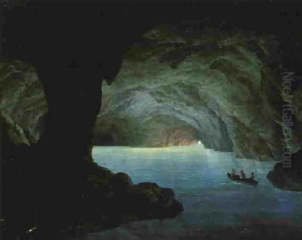 The Blue Grotto, Capri 1851 - view 1