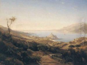 A View of Castello Malcesine, Lake Garda, Italy