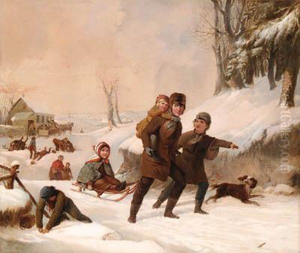 Playing In The Snow - view 1