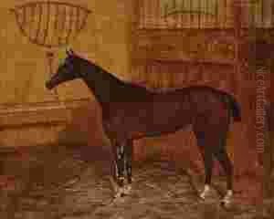 Portrait Of Chestnut Mare