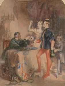 Inspecting The Wares by Solomon Alexander Hart