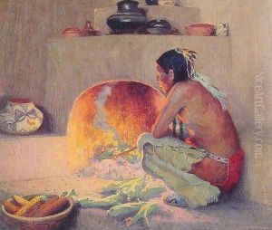By the Fire by Eanger Irving Couse