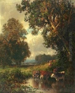Autumn Landscape by William M. Hart