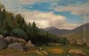 Scene In The White Mountains by William Howard Hart